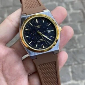Tissot PRX Quartz Movement Silicon Strap Watch 