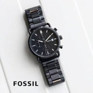 First Copy Fossil Commuter Metal Strap All Chronography Working Inside