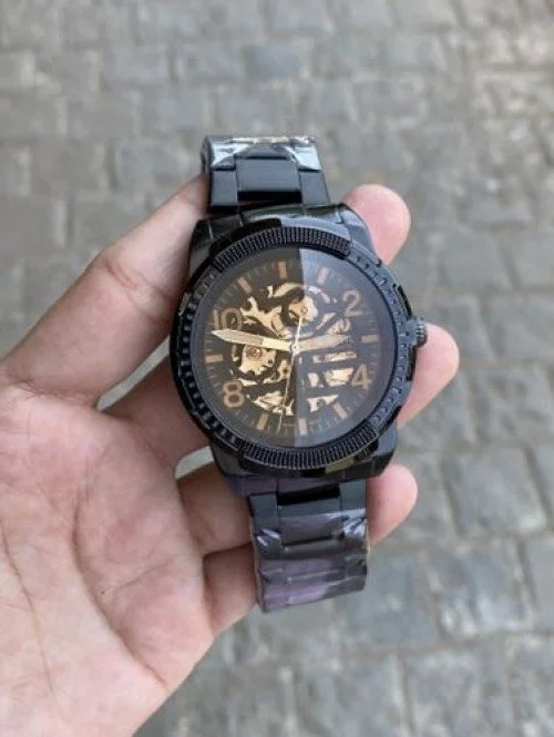 First Copy Fossil Fully Automatic Watch Metal Strap