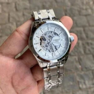 Tissot 1853 Skeleton Fully Automatic Men's Metal Strap Watch 