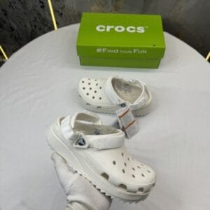 First Copy Crocs Classic Hiker Clog in White