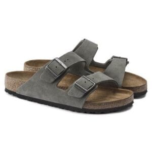 First Copy Birkenstock Arizona black grey suede