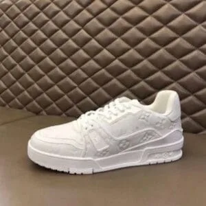 First copy Louis Vuitton Trainer Sneakers Blue White