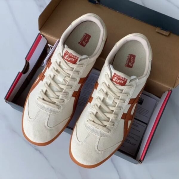 Onitsuka Tiger Tokuten Cream Caramel For Mens First Copy Shoes