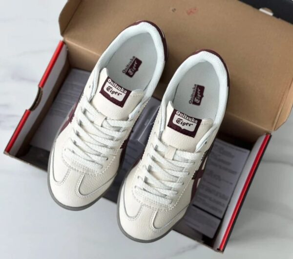 Onitsuka Tiger Burgundy First Copy Shoes