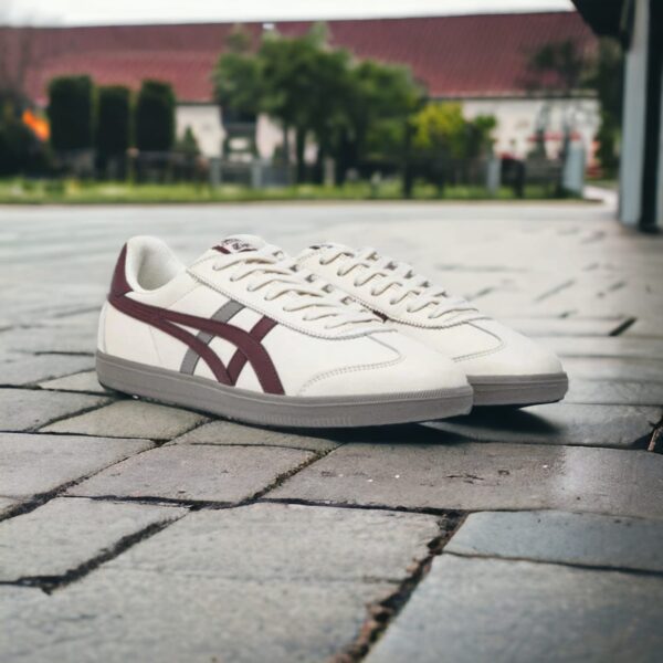 Onitsuka Tiger Burgundy First Copy Shoes